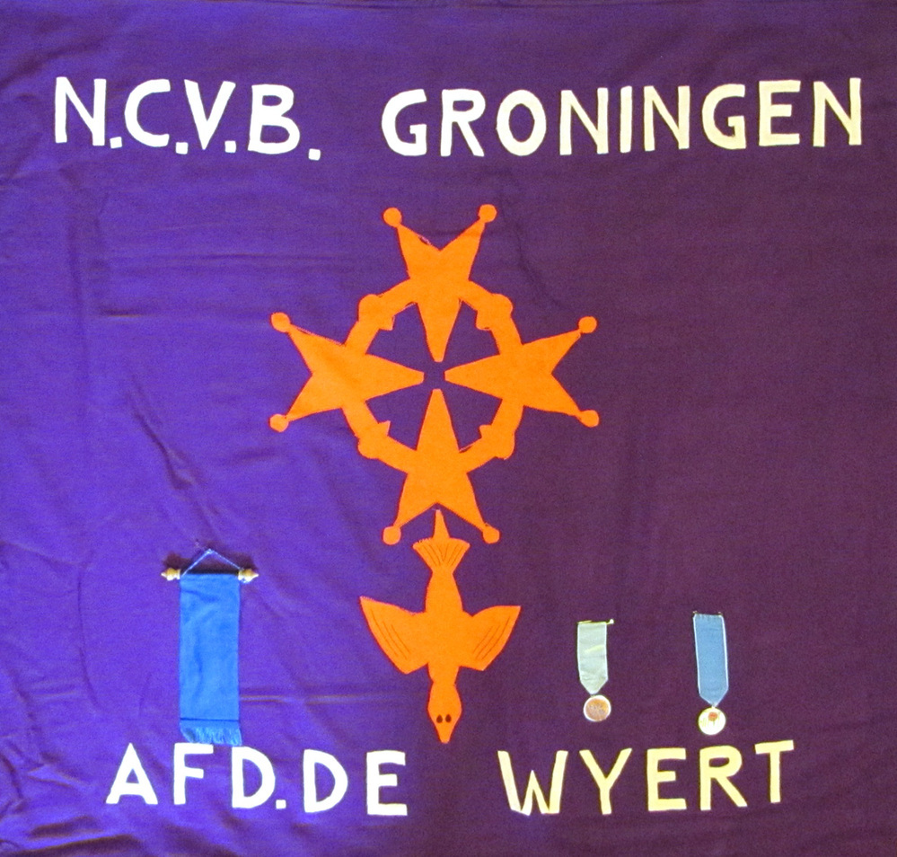 Vaandel Nederlandse Christen Vrouwen Bond (NCVB) Afdeling De Wijert